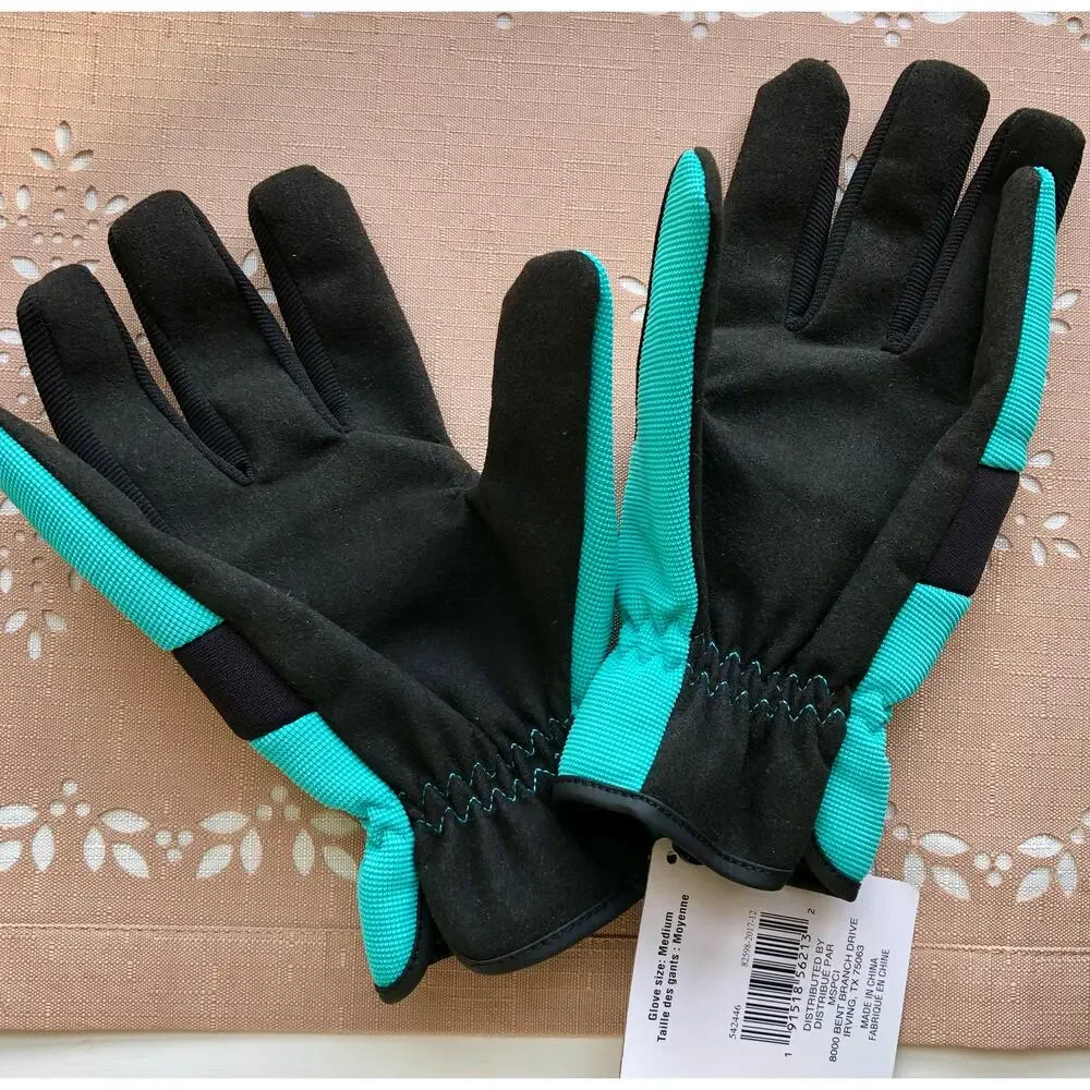 NWT Artminds Teal Hand Protection Working Gloves Size: Medium